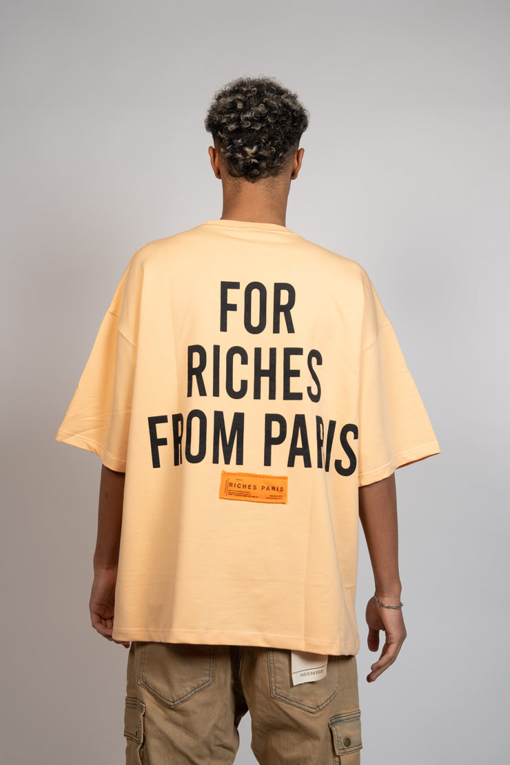 RICHES PARIS T-shirt Saumon