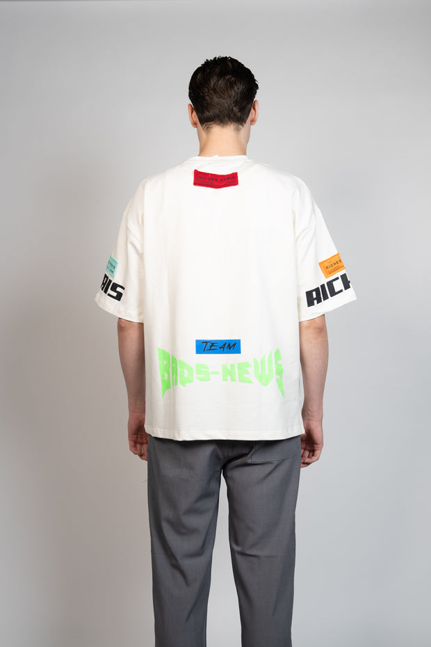 RICHES PARIS T-shirt Full Logo Blanc