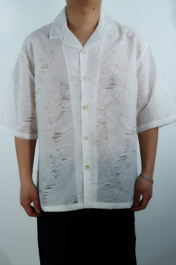 Chemise Blanche Dentelle