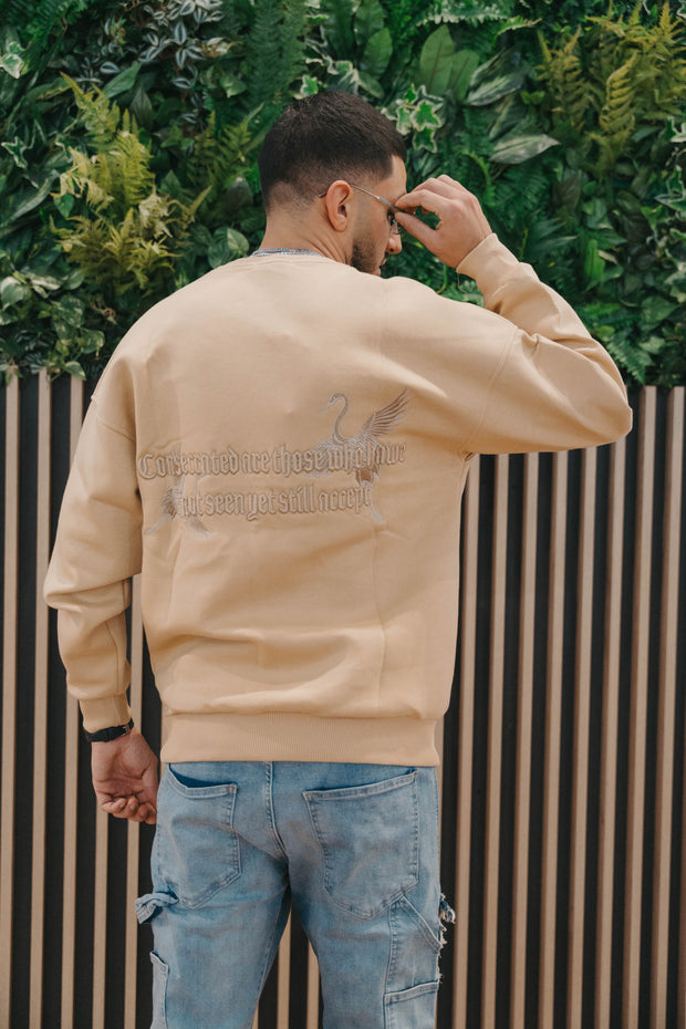 Sweat colombe camel