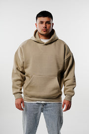 Maison Bv Signature Hoodies Taupe