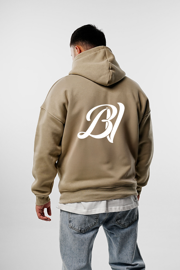 Maison Bv Signature Hoodies Taupe