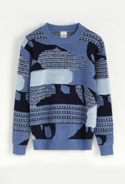 Knit Military Blue