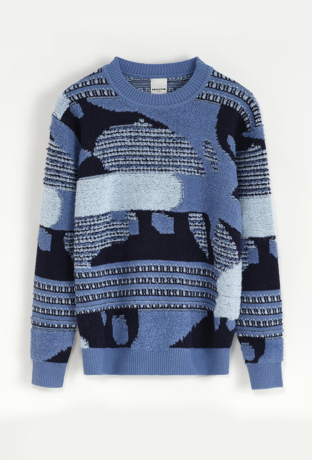 Knit Military Blue