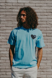 T-shirt Heart Bleu