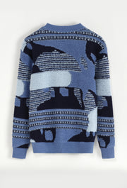 Knit Military Blue