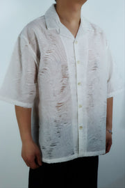 Chemise Blanche Dentelle