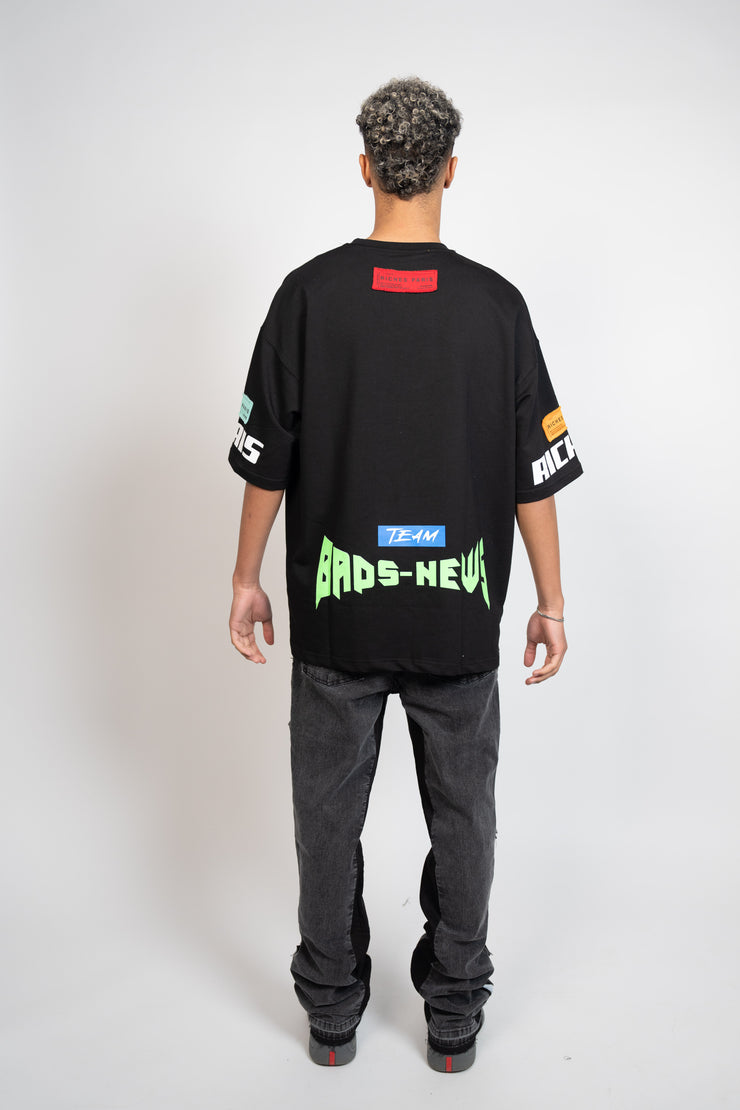 RICHES PARIS T-shirt Full Logo Noir