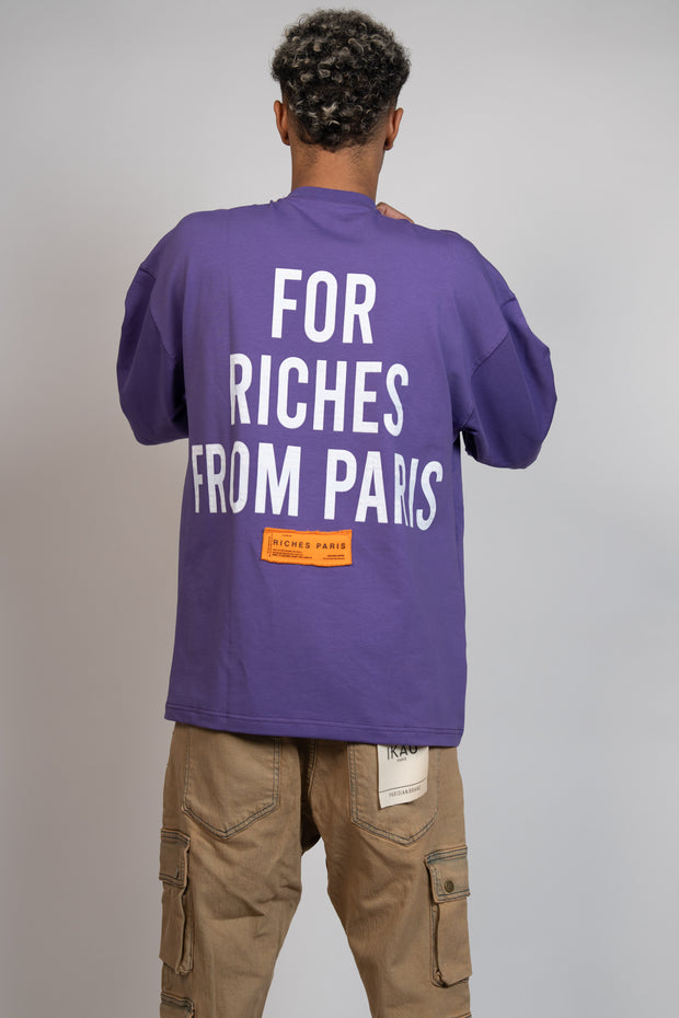 RICHES PARIS T-shirt Mauve