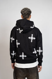 Hoodies Zip Chrome Back