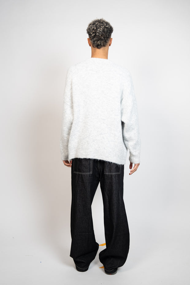 Pull Over gris oversize