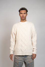 Pull croisé Beige