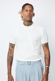 Tricot Col haut blanc