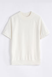 Tricot Col haut blanc