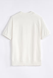 Tricot Col haut blanc