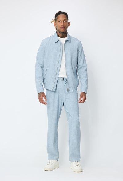 Ensemble Effet Lin Sky Blue