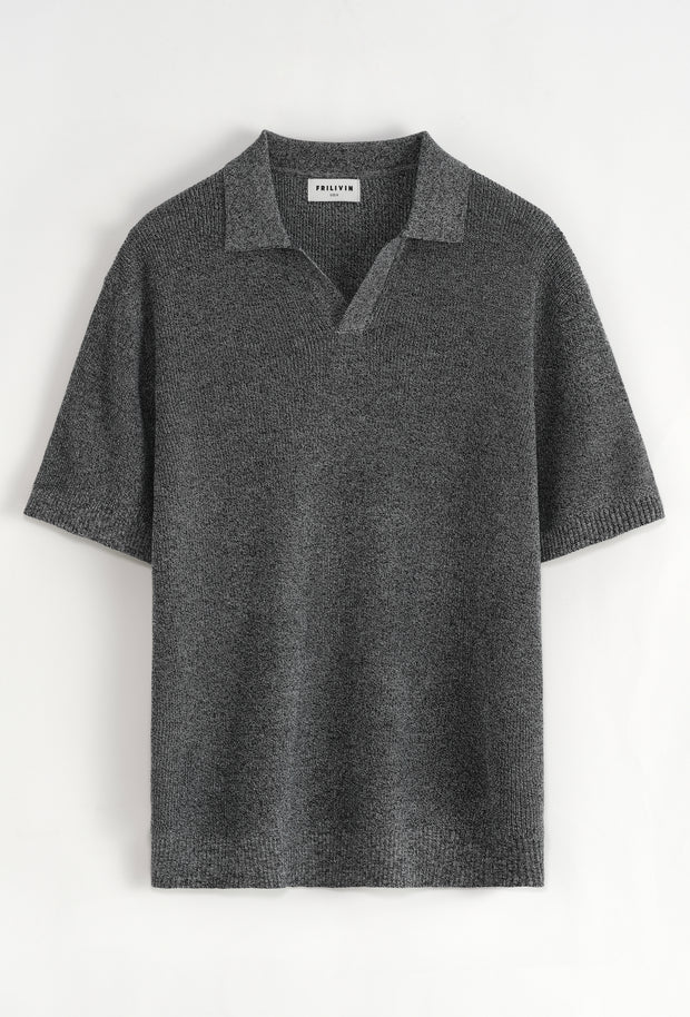 Polo Gris Chiné