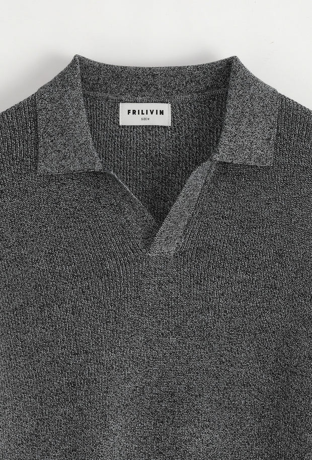 Polo Gris Chiné
