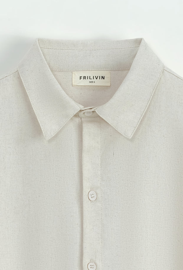 Chemise Beige coton