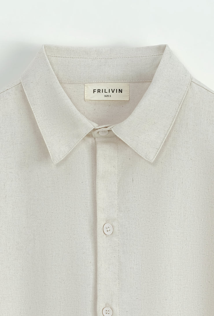 Chemise Beige coton