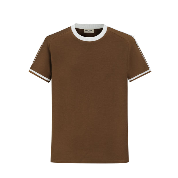T-shirt Tricot Marron