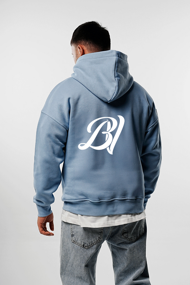 Maison Bv Signature Hoodies Blue