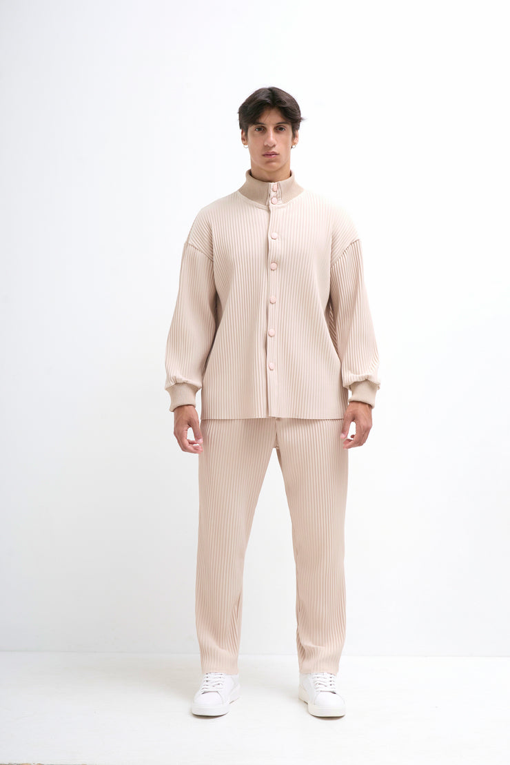 Ensemble Plissé Beige