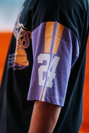 T-shirt Lakers Noir/Mauve